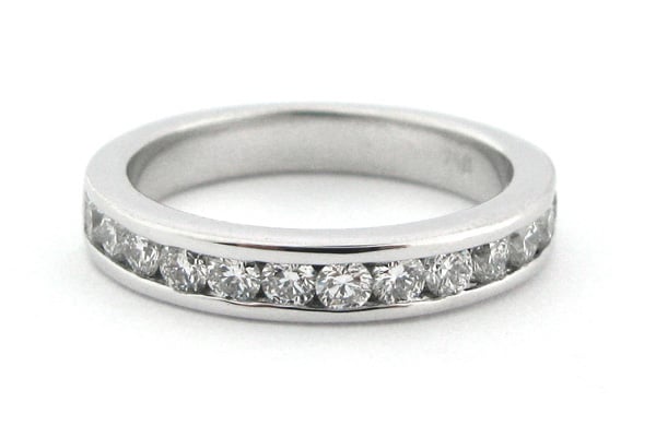 Channel set full eternity ring