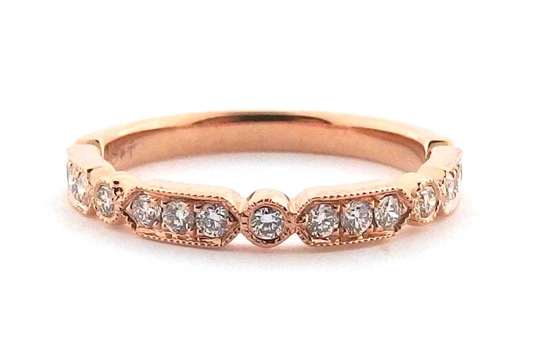 Rose gold ring