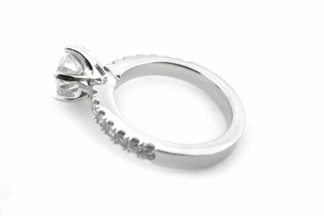 Engagement and wedding ring set