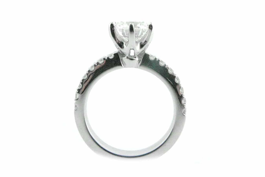 Engagement and wedding ring set