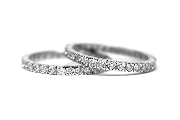 Matching Claw Set Diamond Rings | Max Diamonds